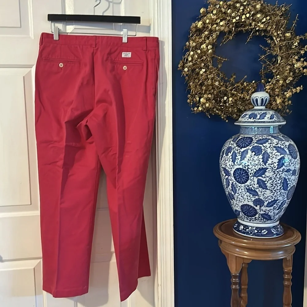 Men’s Vineyard Vines by Shep & Ian Fuchsia Pink Classic Chinos Size 36 x 30